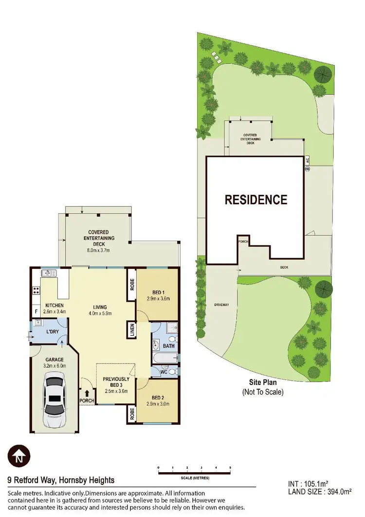 Floorplan of Homely house listing, 9 Retford Way, Hornsby Heights NSW 2077