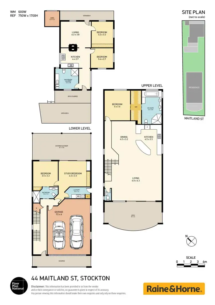 Floorplan of Homely house listing, 44 Maitland Street, Stockton NSW 2295
