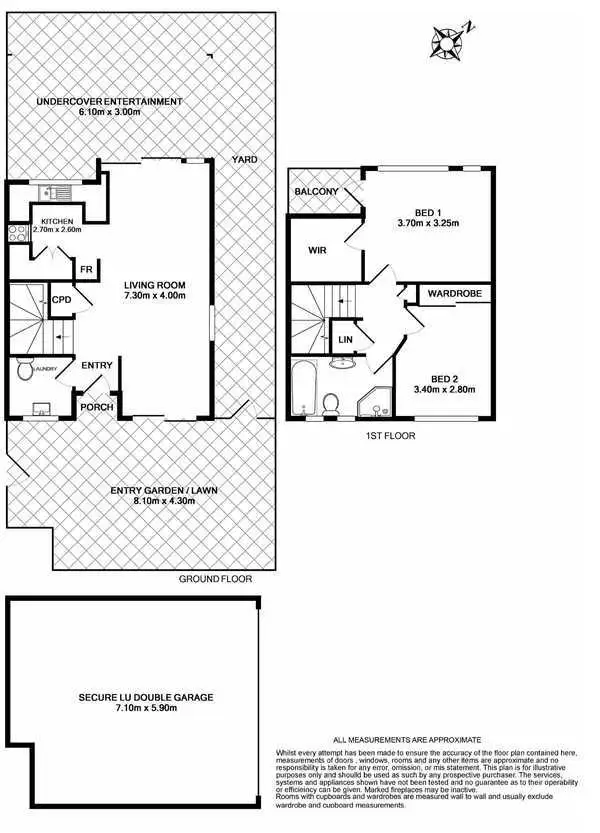 Floorplan of Homely townhouse listing, 11/11-17 Acton Street, Sutherland NSW 2232