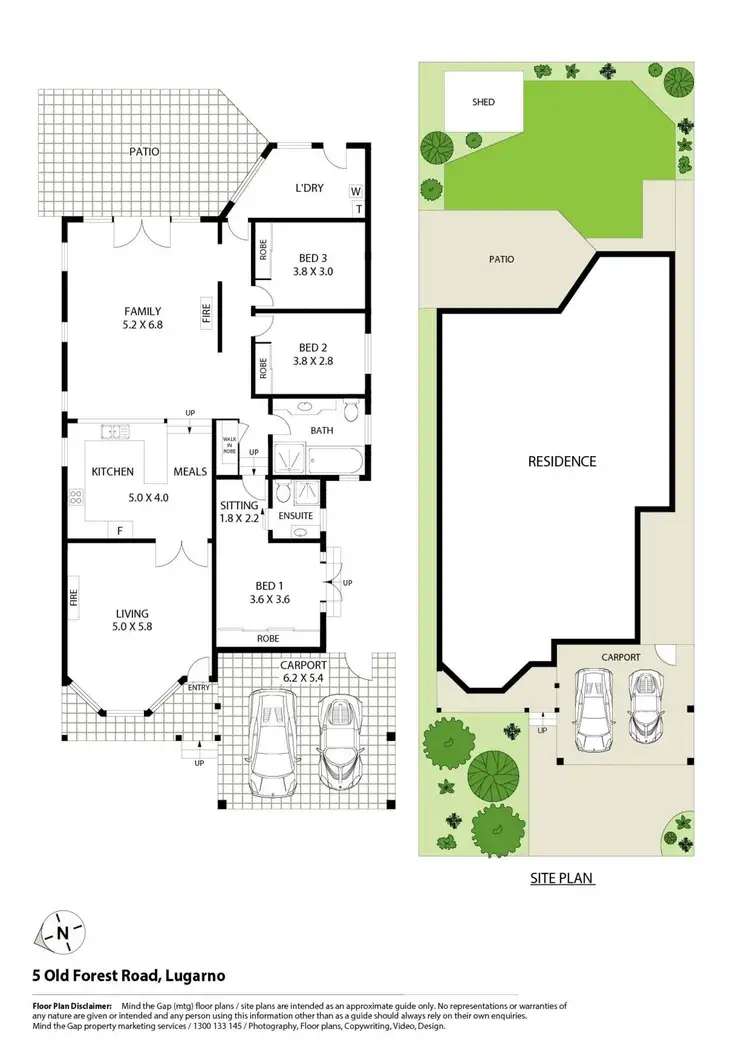 Floorplan of Homely house listing, 5 Old Forest Road, Lugarno NSW 2210