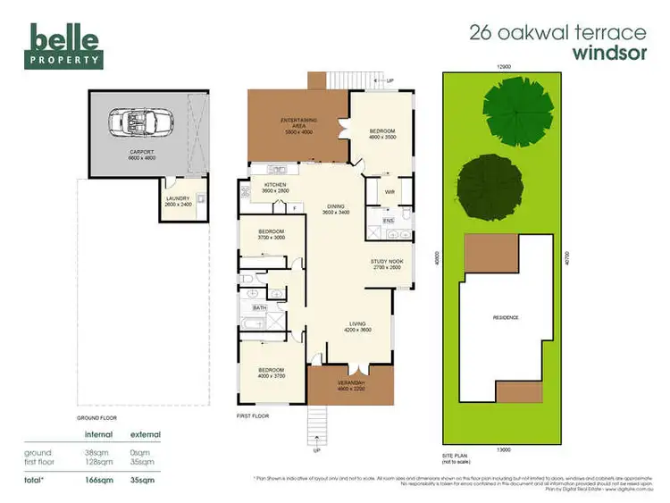 Floorplan of Homely house listing, 26 Oakwal Terrace, Windsor QLD 4030