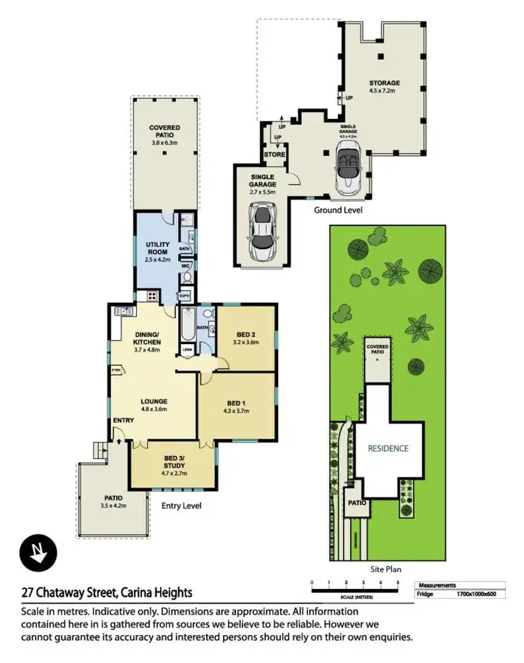 Floorplan of Homely house listing, 27 Chataway Street, Carina Heights QLD 4152