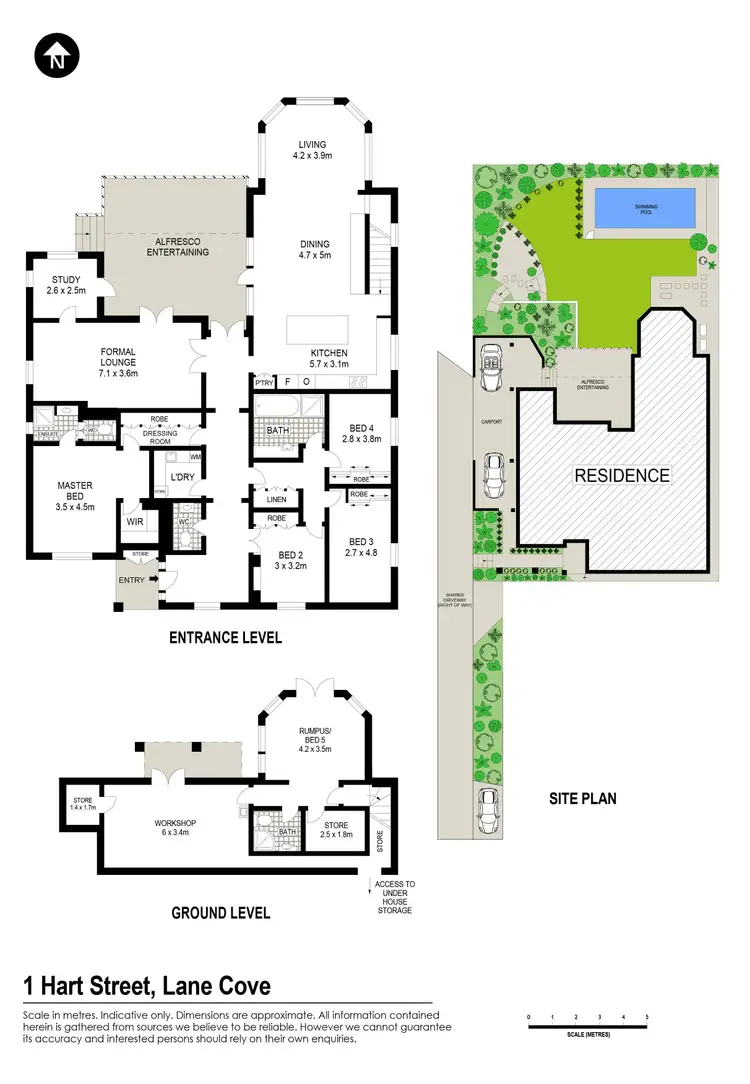 Floorplan of Homely house listing, 1 Hart Street, Lane Cove NSW 2066