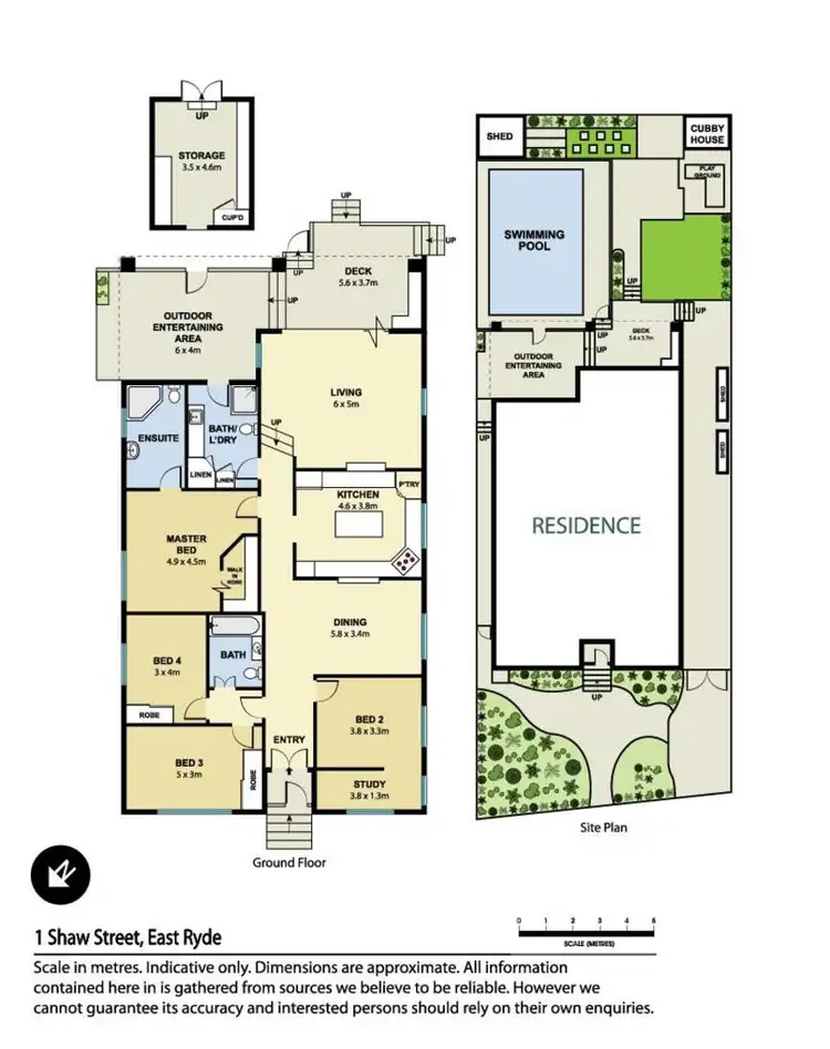 Floorplan of Homely house listing, 1 Shaw Street, East Ryde NSW 2113