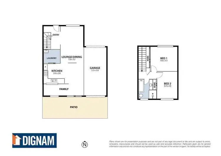 Floorplan of Homely townhouse listing, Address available on request