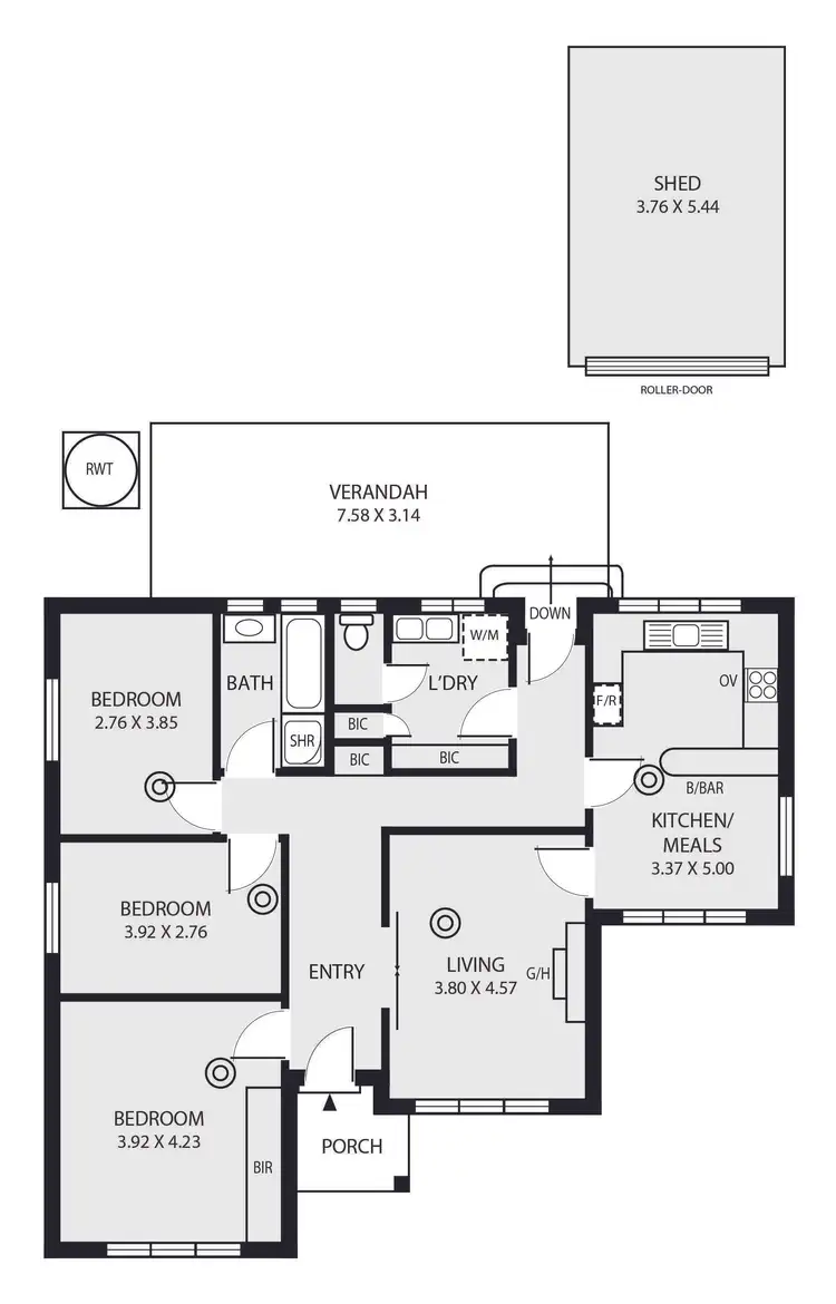 Floorplan of Homely house listing, 33 Beatty Street, Linden Park SA 5065