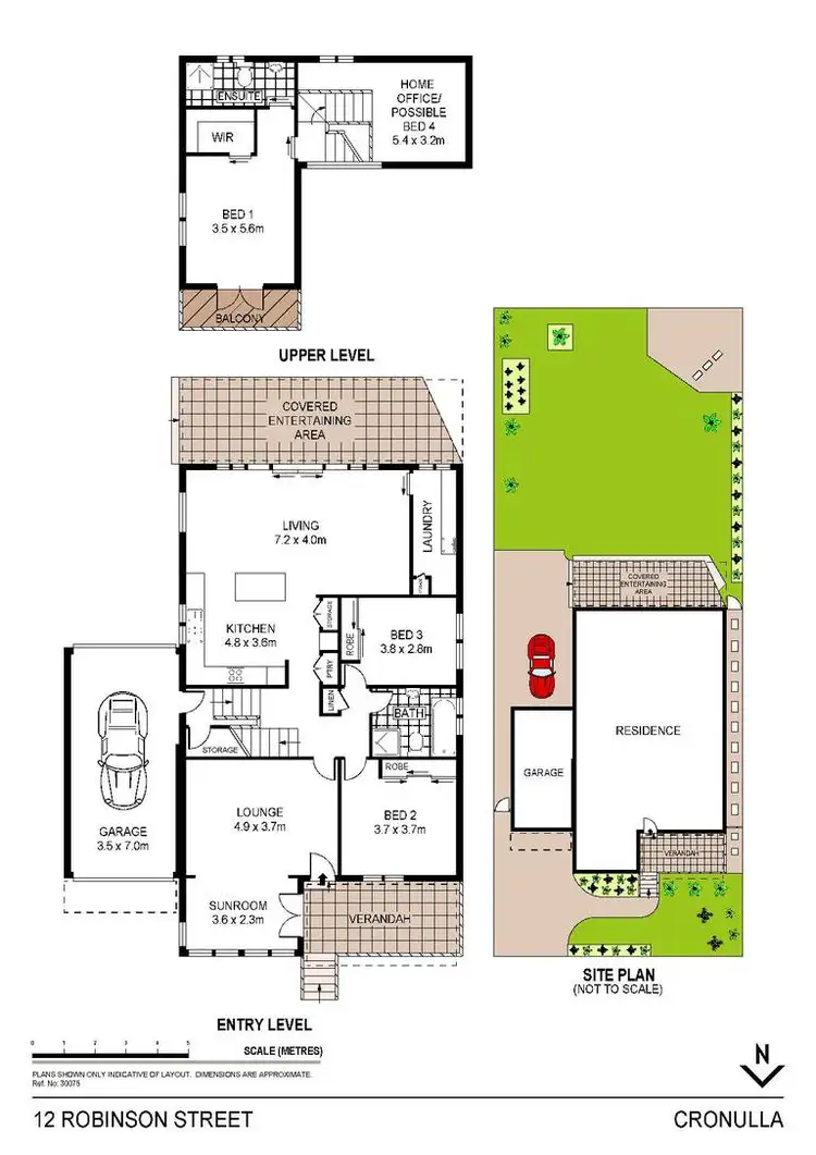 Floorplan of Homely house listing, 12 Robinson Street, Cronulla NSW 2230