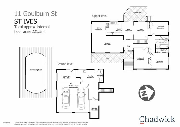 Floorplan of Homely house listing, 11 Goulburn Street, St Ives NSW 2075