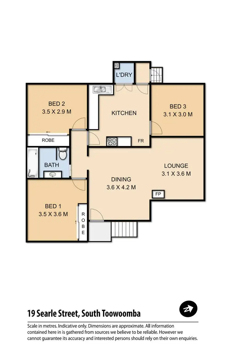 Floorplan of Homely house listing, 19 Searle Street, South Toowoomba QLD 4350