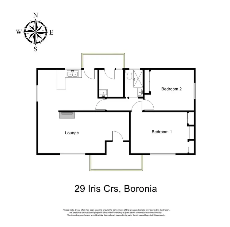 Floorplan of Homely house listing, 29 Iris Crescent, Boronia VIC 3155