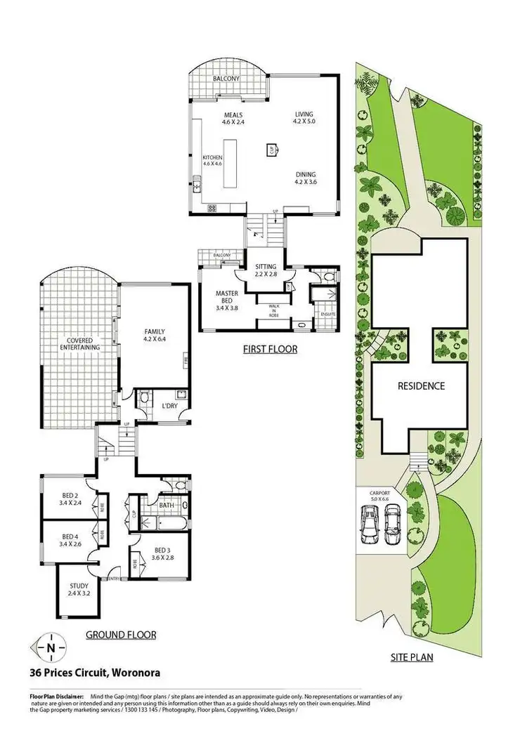 Floorplan of Homely house listing, 36 Prices Circuit, Woronora NSW 2232