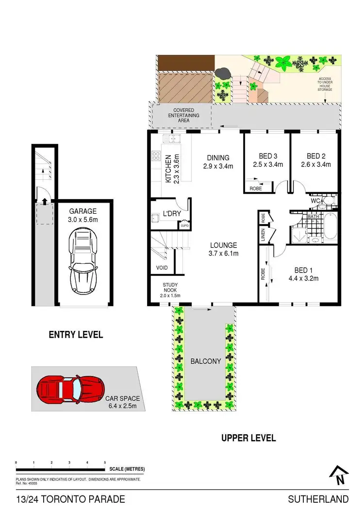 Floorplan of Homely townhouse listing, 13/24-26 Toronto Parade, Sutherland NSW 2232
