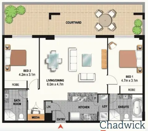 Floorplan of Homely apartment listing, 310/17-19 Memorial Avenue, St Ives NSW 2075
