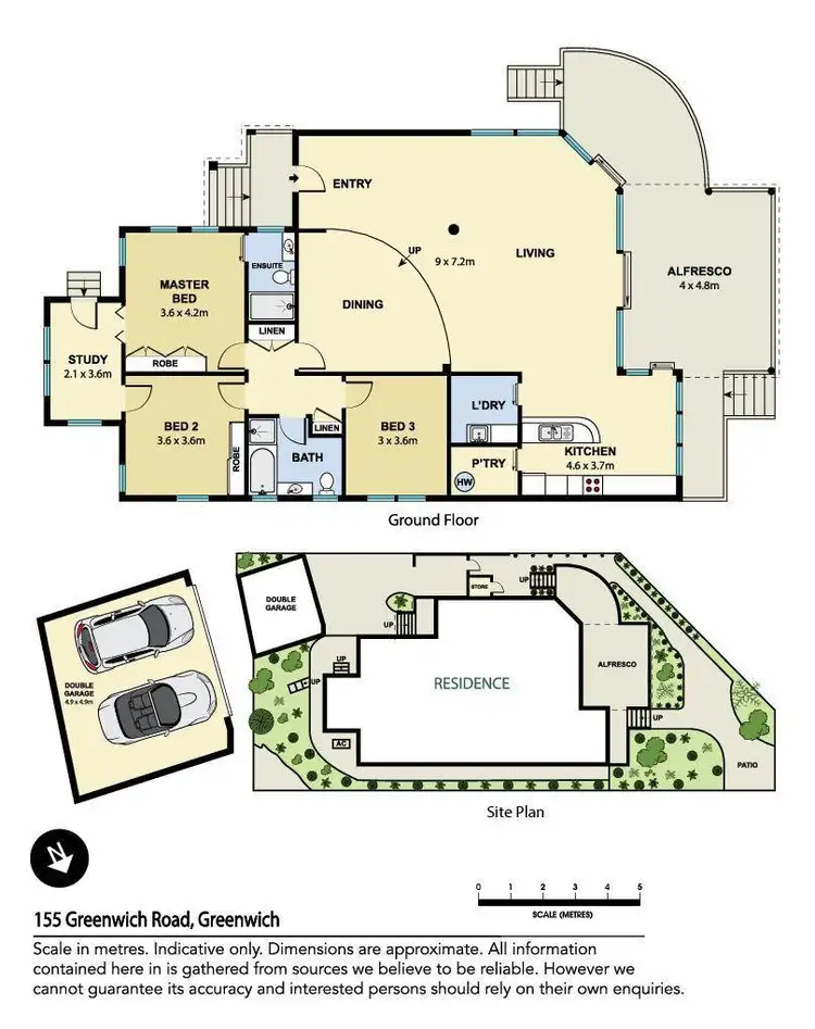 Floorplan of Homely house listing, 155 Greenwich Road, Greenwich NSW 2065