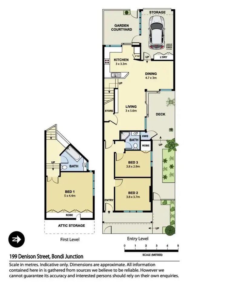 Floorplan of Homely house listing, 199 Denison Street, Queens Park NSW 2022
