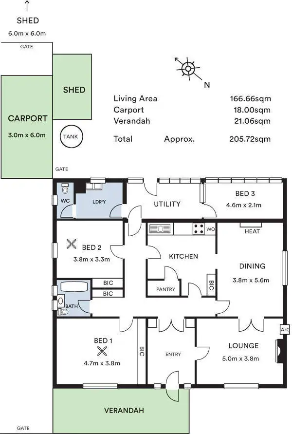 Floorplan of Homely house listing, 6 James Street, Gilberton SA 5081