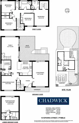 Floorplan of Homely house listing, 16 Kiparra Street, Pymble NSW 2073