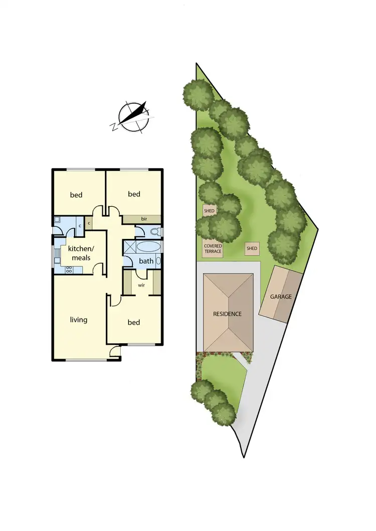 Floorplan of Homely house listing, 7 Eton Court, Dandenong VIC 3175