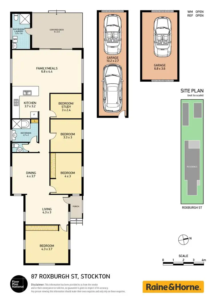 Floorplan of Homely house listing, 87 Roxburgh Street, Stockton NSW 2295