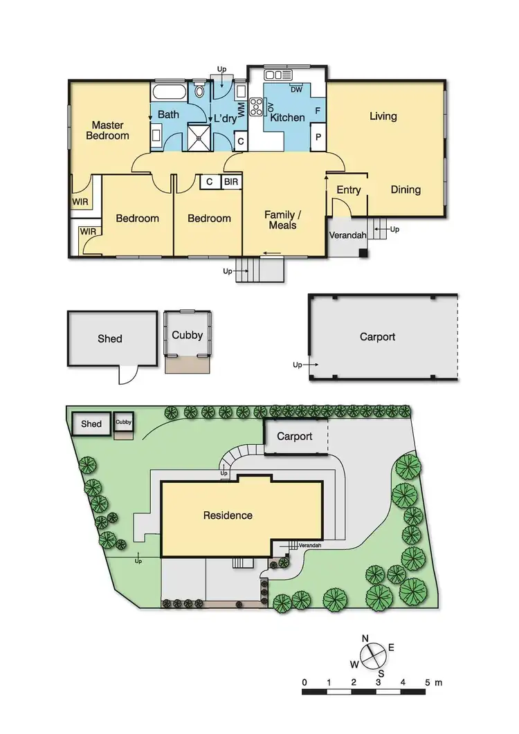 Floorplan of Homely house listing, 1 Kalmaine Court, Diamond Creek VIC 3089