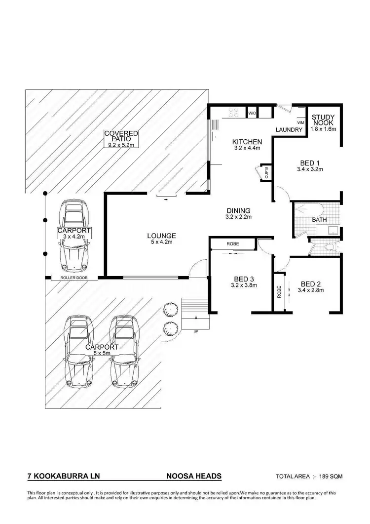 Floorplan of Homely house listing, 7 Kookaburra Lane, Noosa Heads QLD 4567