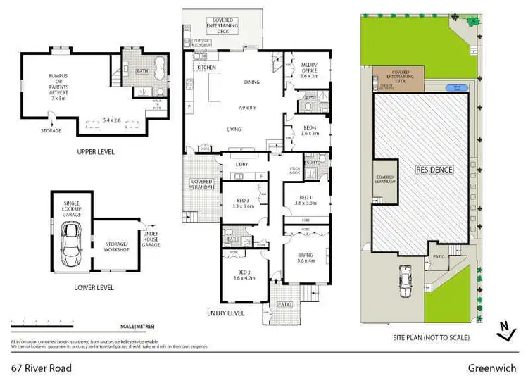 Floorplan of Homely house listing, 67 River Road, Greenwich NSW 2065