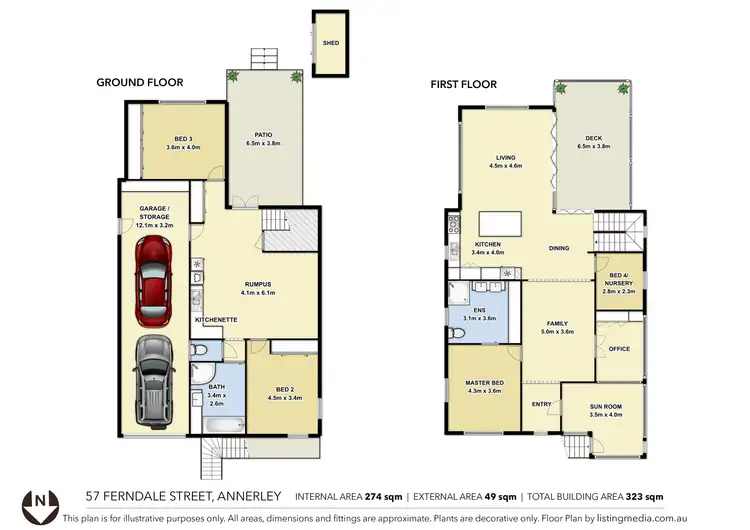 Floorplan of Homely house listing, 57 Ferndale Street, Annerley QLD 4103