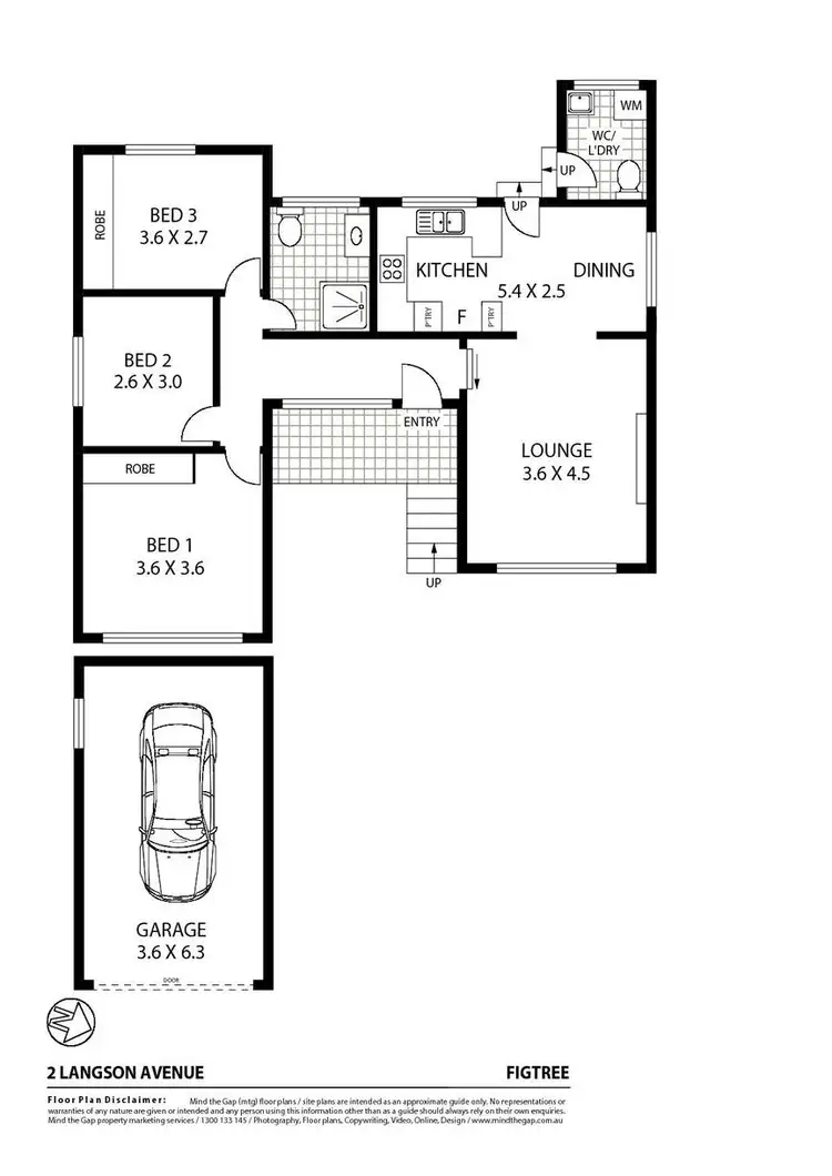 Floorplan of Homely house listing, 2 Langson Avenue, Figtree NSW 2525