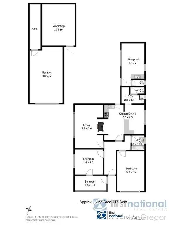 Floorplan of Homely house listing, 11 Amy Street, Moonah TAS 7009