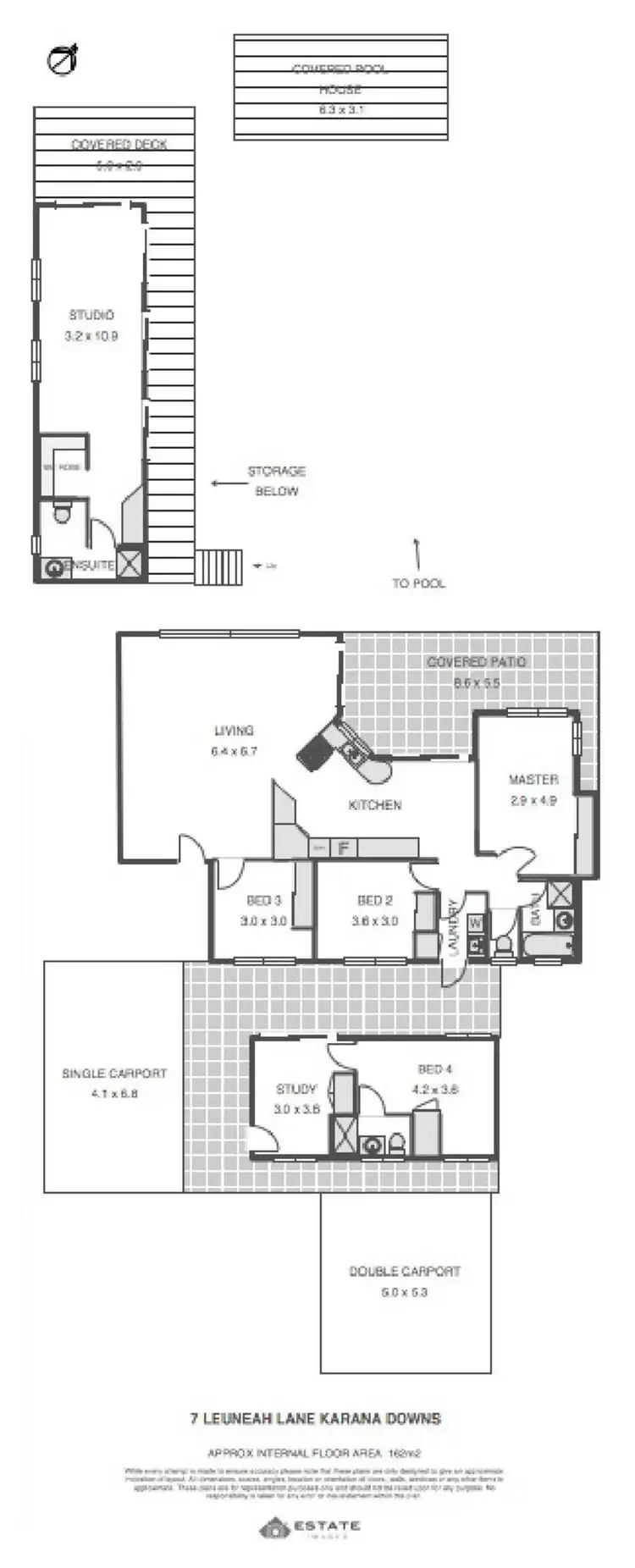 Floorplan of Homely house listing, 7 Leuneah Lane, Karana Downs QLD 4306