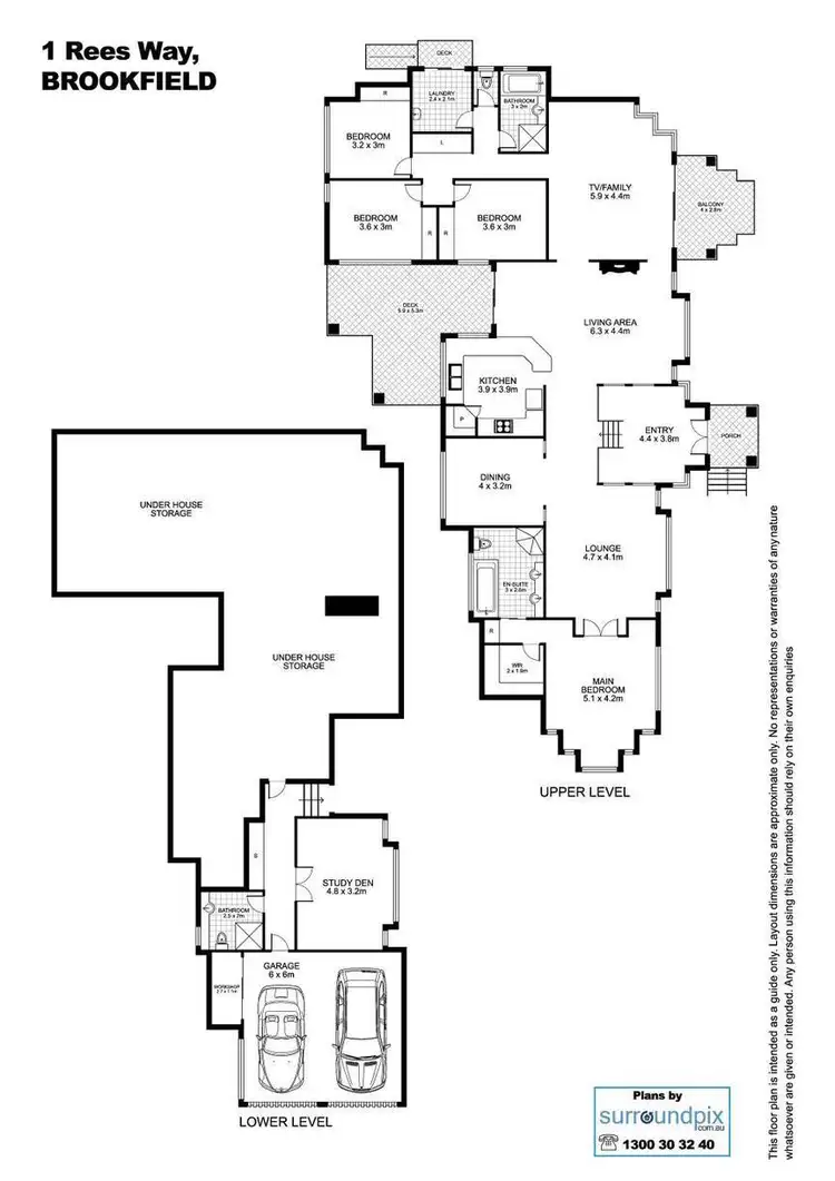 Floorplan of Homely house listing, 1 Rees Way, Brookfield QLD 4069