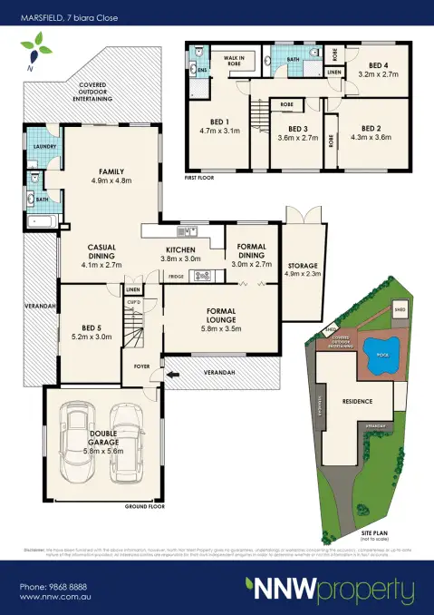 Floorplan of Homely house listing, 7 Biara Close, Marsfield NSW 2122