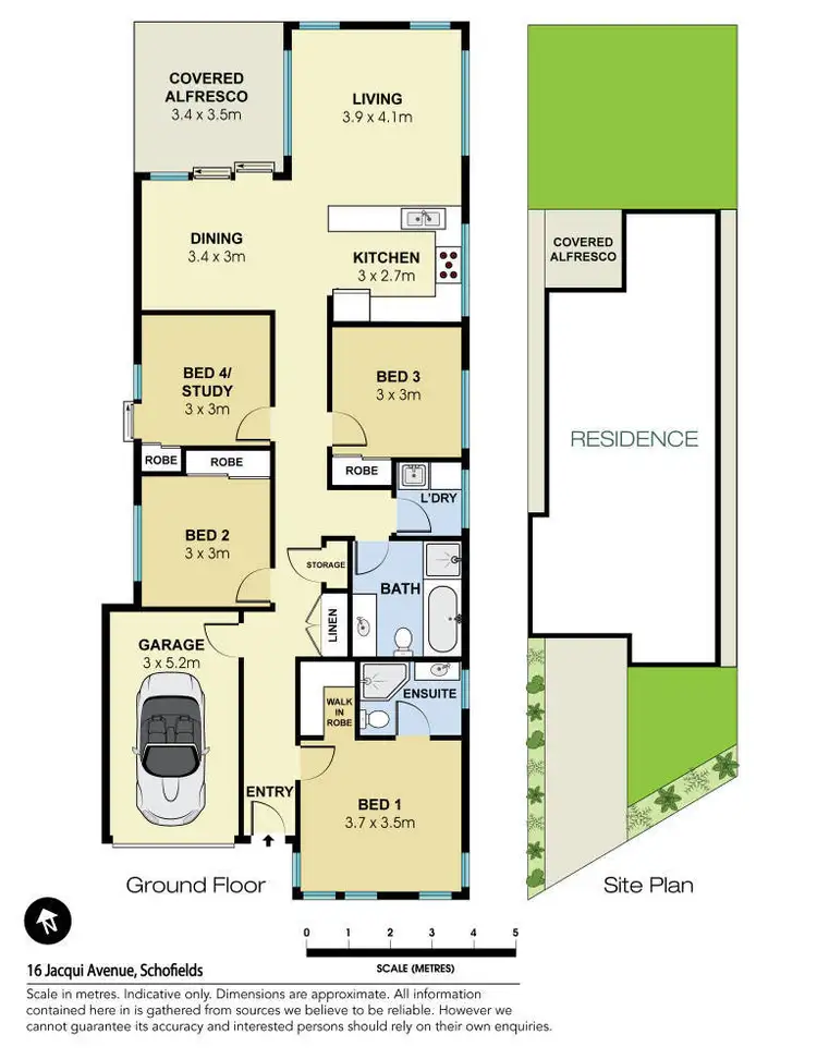Floorplan of Homely house listing, 16 Jacqui Avenue, Schofields NSW 2762