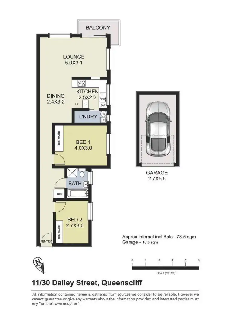 Floorplan of Homely apartment listing, 11/30 Dalley Street, Queenscliff NSW 2096