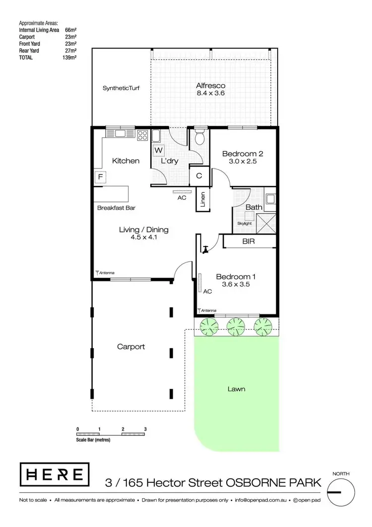 Floorplan of Homely villa listing, 3/165 Hector Street, Osborne Park WA 6017