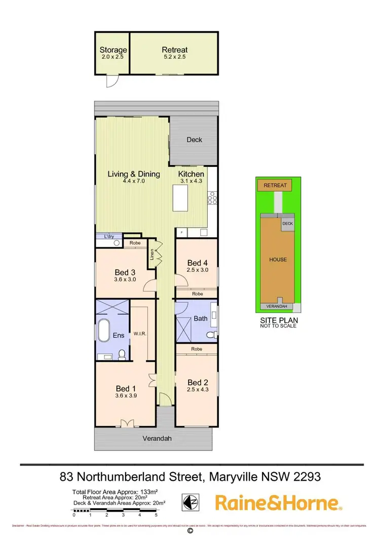 Floorplan of Homely house listing, 83 Northumberland Street, Maryville NSW 2293