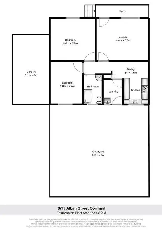 Floorplan of Homely villa listing, 6/15 Alban Street, Corrimal NSW 2518