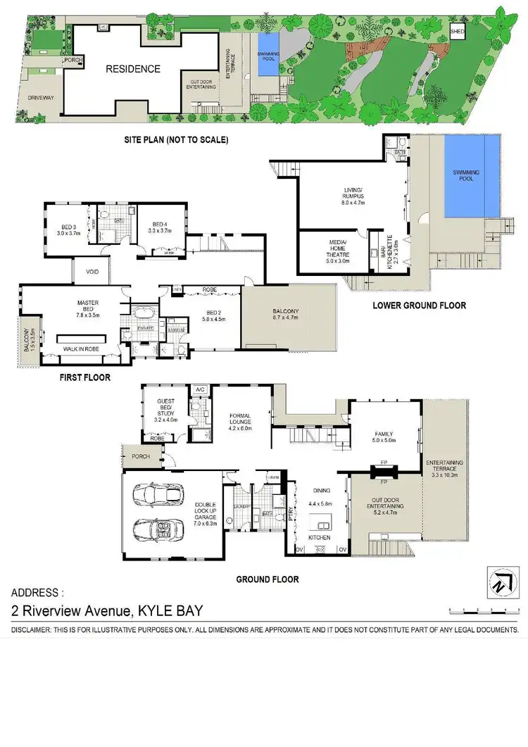 Floorplan of Homely house listing, 2 Riverview Avenue, Kyle Bay NSW 2221