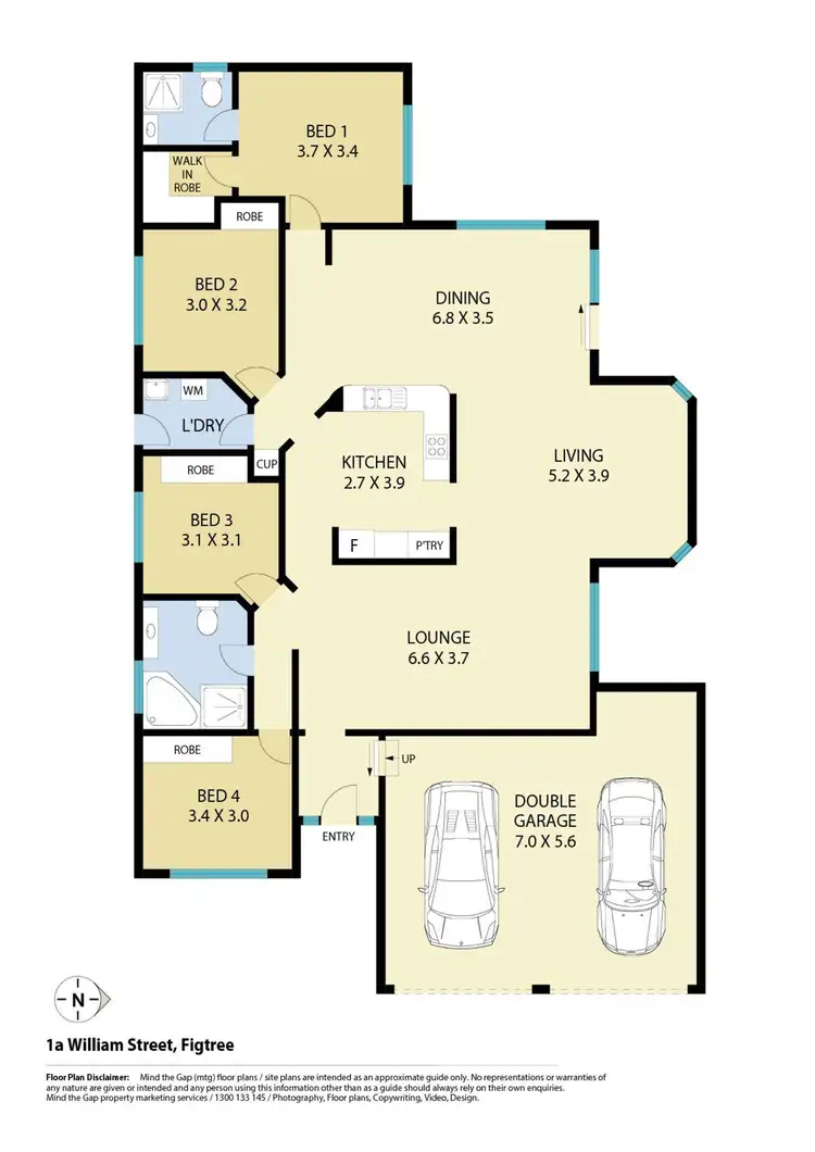 Floorplan of Homely house listing, 1A William Street, Figtree NSW 2525