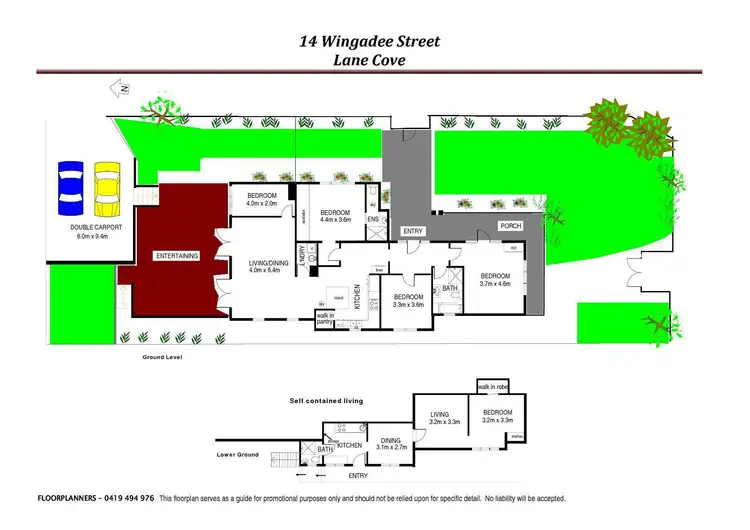 Floorplan of Homely house listing, 14 Wingadee Street, Lane Cove NSW 2066