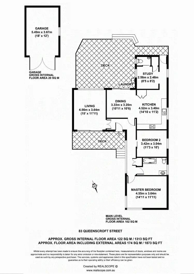 Floorplan of Homely house listing, 83 Queenscroft Street, Chelmer QLD 4068