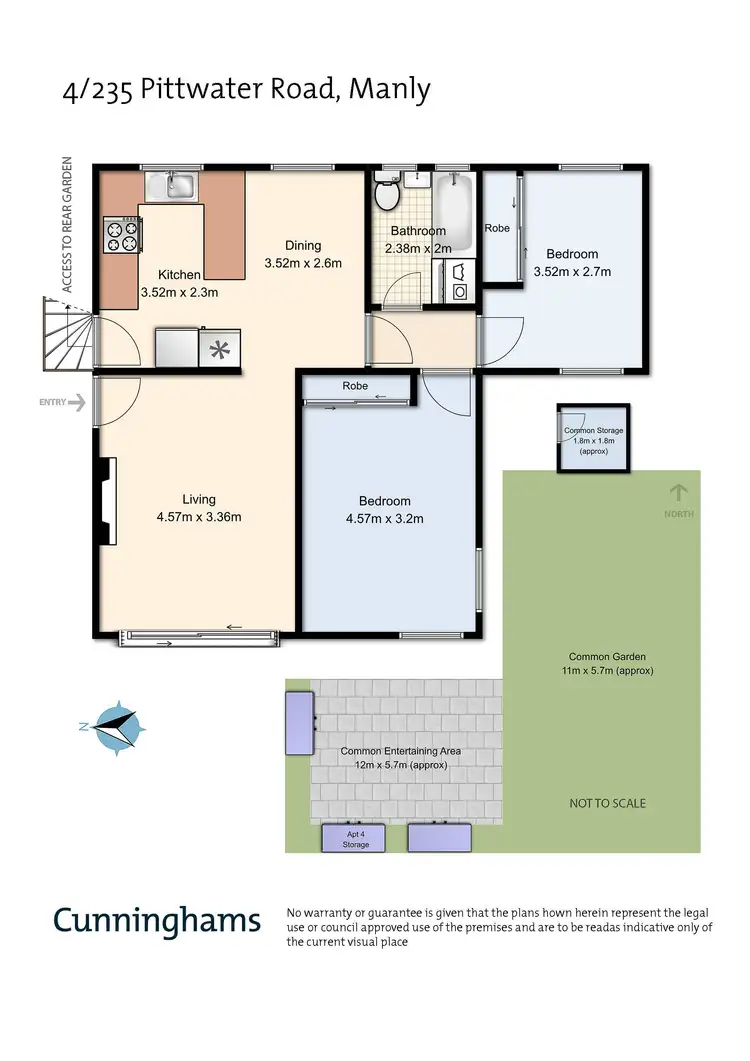 Floorplan of Homely apartment listing, 4/235 Pittwater Road, Manly NSW 2095