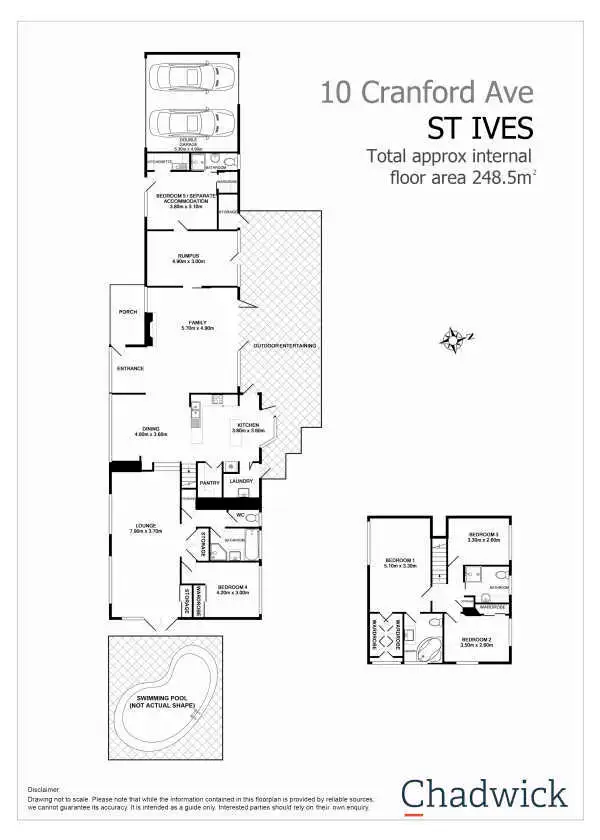 Floorplan of Homely house listing, 10 Cranford Avenue, St Ives NSW 2075