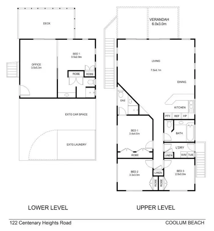 Floorplan of Homely house listing, 122 Centenary Heights Road, Coolum Beach QLD 4573