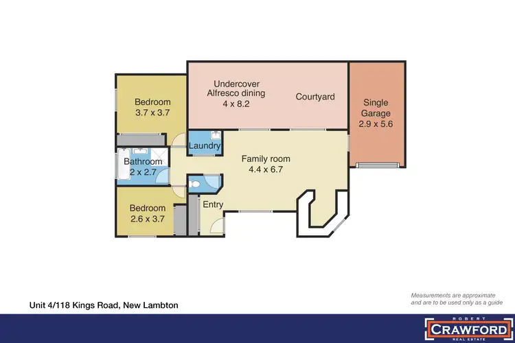 Floorplan of Homely villa listing, 4/118 Kings Road, New Lambton NSW 2305