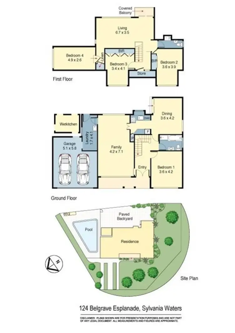 Floorplan of Homely house listing, 124 Belgrave Esplanade, Sylvania Waters NSW 2224