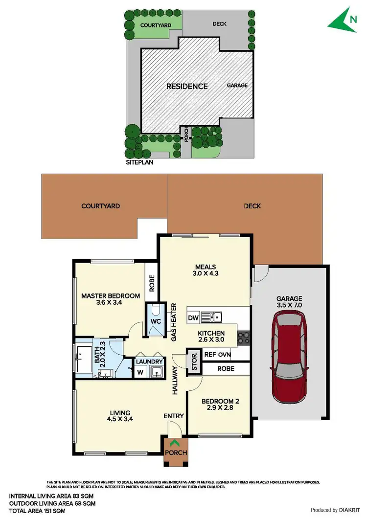 Floorplan of Homely unit listing, 4/91 O'Gradys Road, Carrum Downs VIC 3201