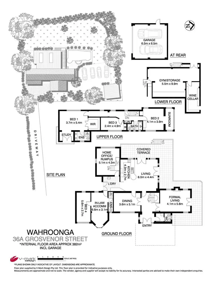 Floorplan of Homely house listing, 36A Grosvenor Street, Wahroonga NSW 2076
