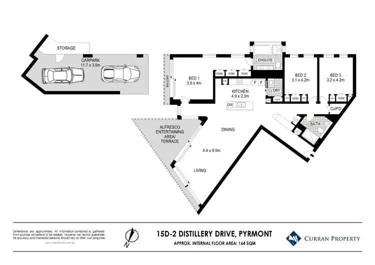 Floorplan of Homely apartment listing, 15D/2 Distillery Drive, Pyrmont NSW 2009