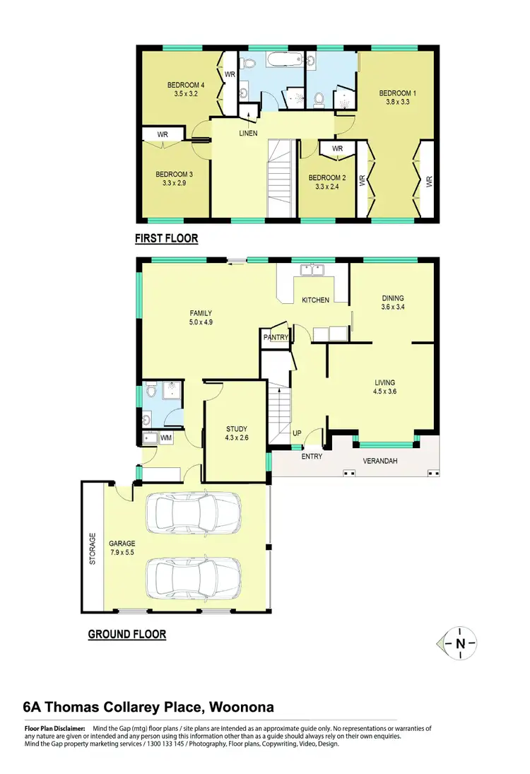 Floorplan of Homely house listing, 6a Thomas Collaery Place, Woonona NSW 2517